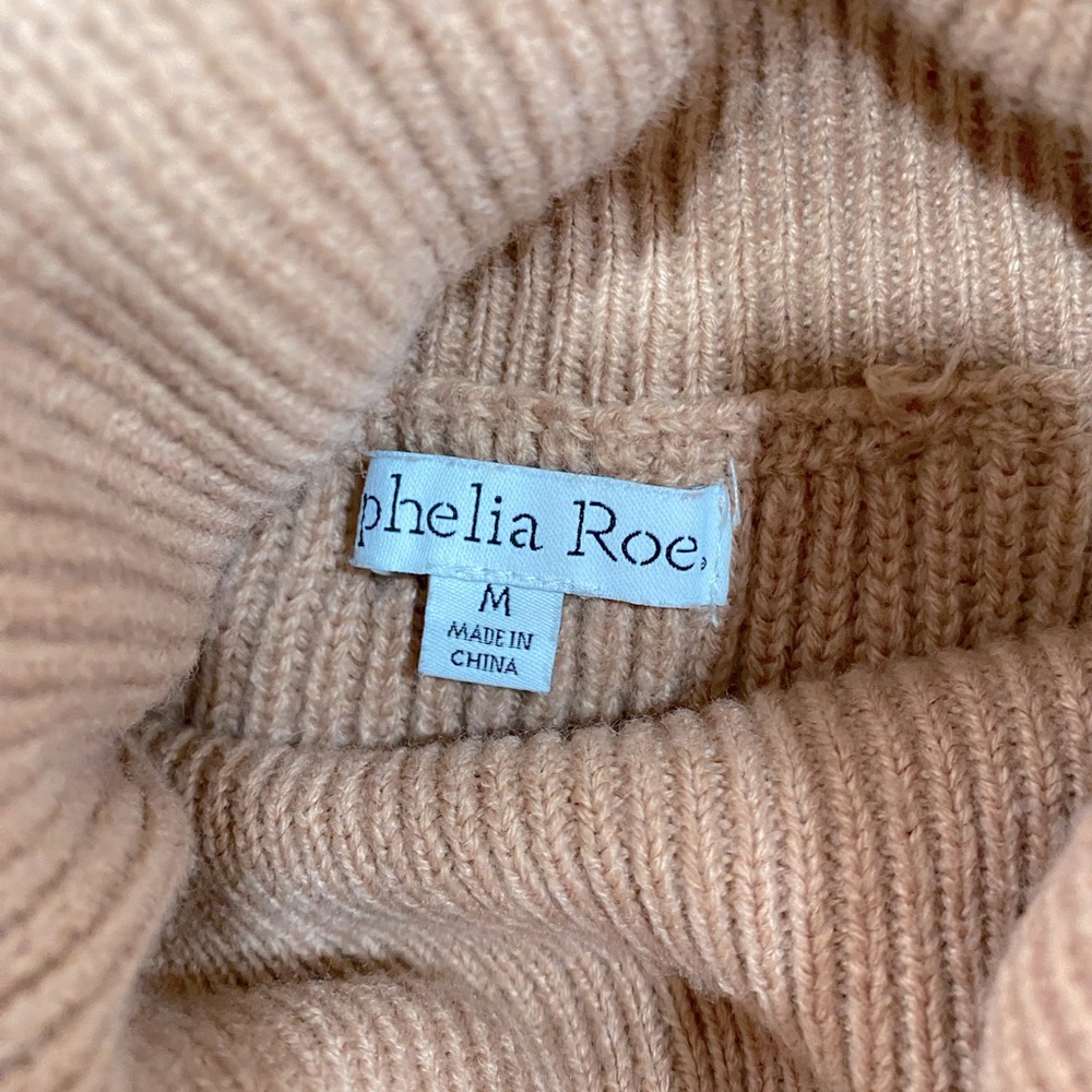 Salmon Pink turtle neck sweater